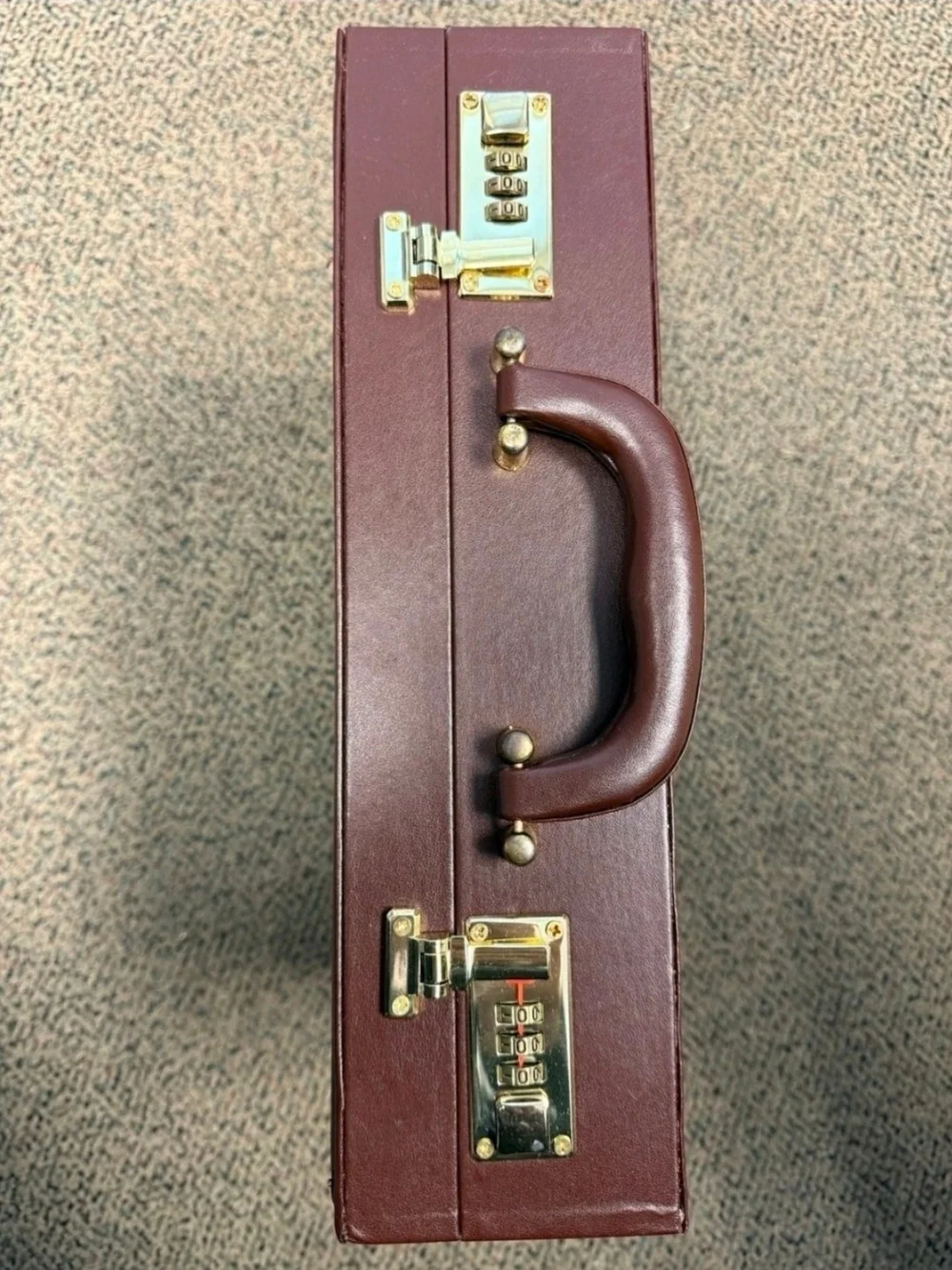 Travis Scott Utopia Brown Leather Briefcase Brand New Never Used Good Condition